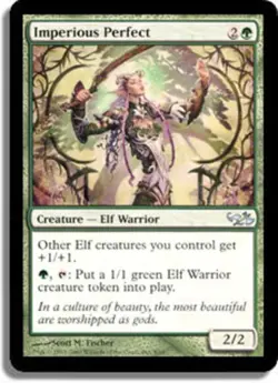 Imperious Perfect - Duel Decks: Elves vs. Goblins #8/62 MTG Magic The Gathering - Image 1
