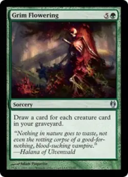 Grim Flowering - Duel Decks: Izzet vs. Golgari #75/90 MTG Magic The Gathering - Image 1