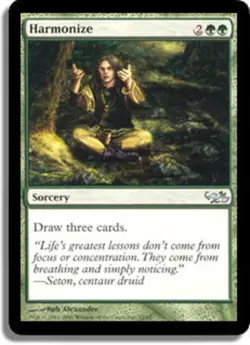 Harmonize - Duel Decks: Elves vs. Goblins #22/62 MTG Magic The Gathering - Image 1