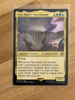 Sin, Spira's Punishment - Final Fantasy MTG Magic Rare FFX 0242 - Image 1