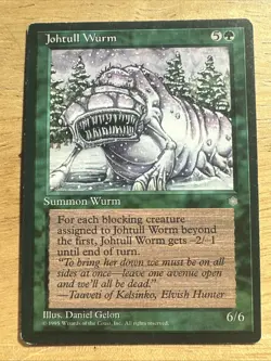 MTG Johtull Wurm Ice Age Regular - Image 1