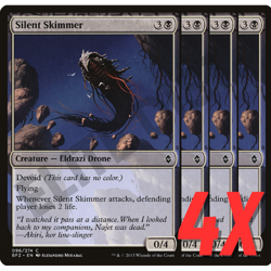 MTG Silent Skimmer (Battle for Zendikar) 096/274 (NEAR MINT) (4X) - Image 1