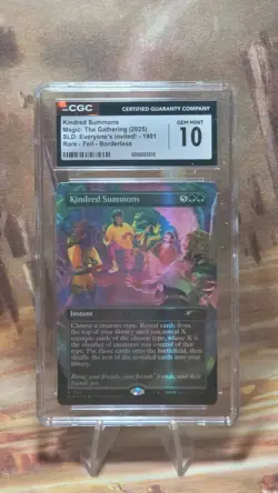 MTG Kindred Summons #1901 Rainbow Foil SLD Everyone's Invited CGC 10 Gem Mint - Image 1