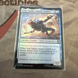 MTG Sun-Spider, Nimble Webber Marvel's Spider-Man Foil #0154 - Image 1