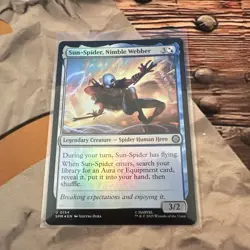 MTG Sun-Spider, Nimble Webber Marvel's Spider-Man Foil #0154 - Image 2