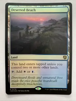 Deserted Beach #276 (Foil) (NM) Innistrad Remastered INR Magic MTG - Image 1
