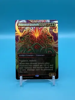 Pyrewood Gearhulk (Borderless) - Aetherdrift (DFT) - MTG - Foil - NM - Image 1