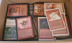 2300+ Magic the Gathering MTG Bulk Lot Vintage Cards mostly Red MP No Rares - Image 3