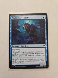 Nightwhorl Hermit - Bloomburrow - LP - MTG Magic - Common - Creature - Image 1