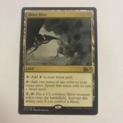 Sliver Hive 247 / 269 LP Magic 2015 M15 Core Set MTG Sliver Token Land - Image 1