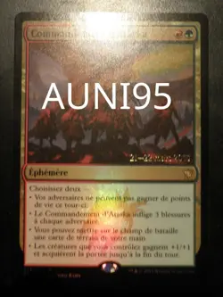 mtg magic Atarka's Command FOIL dated release FRENCH vf fr Commandement d'Atarka - Image 1