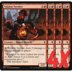 MTG Valakut Invoker (Battle for Zendikar) 159/274 (NEAR MINT) (4X) - Image 1
