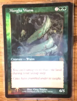 Mungha Wurm Prophecy Foil Mtg - Image 1