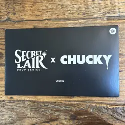 NEW & SEALED MtG Magic The Gathering Secret Lair x Chucky RARE Horror Non-Foil - Image 1