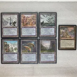 [MTG] Alliance 6 rare lands + Onigiri *Includes prohibited reprinting - Image 1