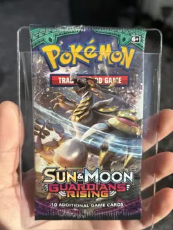 New Pokemon TCG Sun And Moon Guardians Rising Factory Sealed Booster Pack 2017 - Image 1