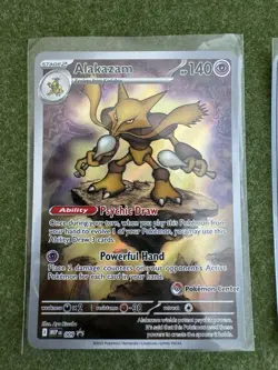 Pokemon TCG: Mega Evolution Pokemon Center ETB Promos ( Alakazam & Riolu) - Image 3