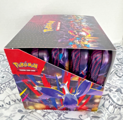 12 Pokemon Mega Evolutions Empty Mini Tin Display With Tins & stickers! No Packs - Image 5
