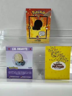 Pokemon Lot of 16 Cards and Stickers All Omanyte #138 Omanyte Only Pokemon Lot - Image 4