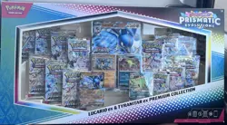 Pokemon TCG Prismatic Evolutions Lucario EX Tyranitar EX Premium Collection NEW - Image 1