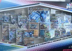 Pokemon TCG Prismatic Evolutions Lucario EX Tyranitar EX Premium Collection NEW - Image 2