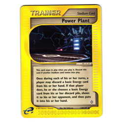 POWER PLANT 139/147 AQUAPOLIS POKEMON TCG - Image 1