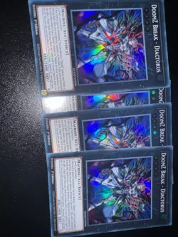 DOOD-EN046 - DoomZ Break - Diactorus Super Rare YuGiOh 1st Ed - Image 2
