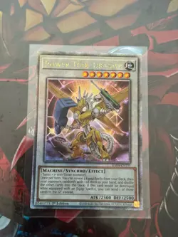 Yugioh Power Tool Dragon RA04-EN135 Quarter Century Secret Rare 1st Ed. LP - Image 1