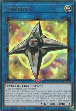 Yugioh! LP Linkross - ETCO-EN049 - Ultra Rare - 1st Edition Lightly Played, Engl - Image 1