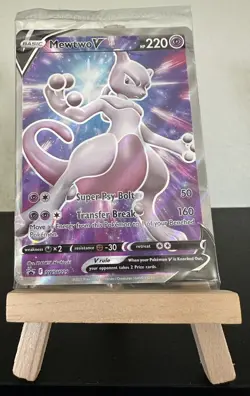 Mewtwo V SWSH229 SWSH: Sword & Shield Promo Cards Holo Sealed - Image 1