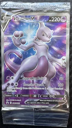 Mewtwo V SWSH229 SWSH: Sword & Shield Promo Cards Holo Sealed - Image 3