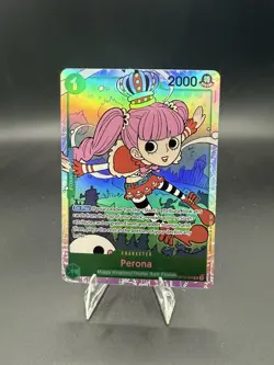 Perona OP12-034 SR Legacy of the Master One Piece Card Game English - Image 1