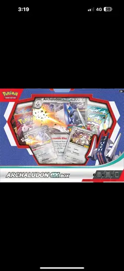 Pokemon TCG Archaludon ex box 2x Destined Rivals & Journey Together Stamped Card - Image 1