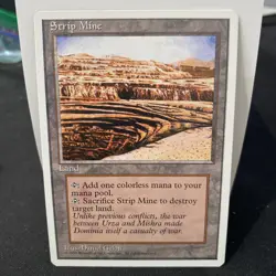 MTG 4th Fourth Edition - Strip Mine - NM/Unplayed + Mystery 4th ED Cards - Image 1