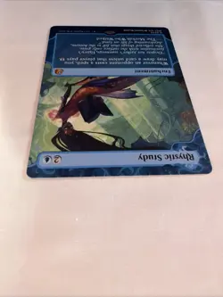 Rhystic Study Wilds of Eldraine: Enchanting Tales Regular Card #0025 Borderless - Image 2