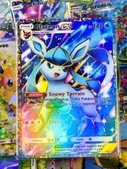 Glaceon ex proxy pocket card app tcg full art triumphant light set - Image 1