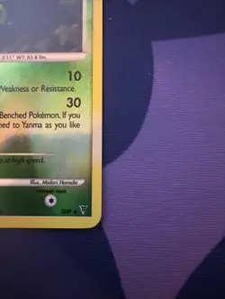 Pokemon TCG Yanma Supreme Victors SH9-12 Reverse Holo Rare Card - Image 5