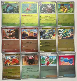 Pokemon 12 Card Mega Evolution Reverse Holo Lot No Duplicates Ivysaur Shuckle ++ - Image 1
