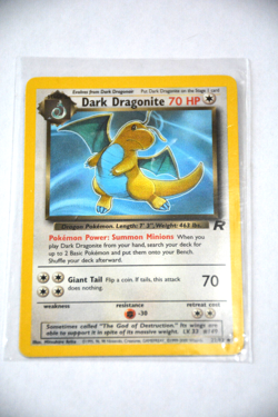 Pokemon TCG Dark Dragonite 22/82 Team Rocket Set Vintage Rare Card Ungraded NM - Image 1