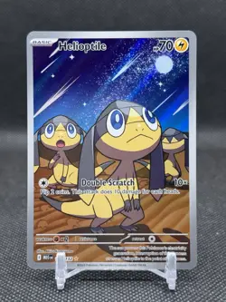 Helioptile 143/132 Me01: Mega Evolution Illustration Rare Card Pokemon TCG - Image 1
