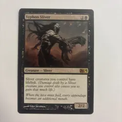 Syphon Sliver Magic 2014 M14 Magic The Gathering MTG Card LP Light Play 117/249 - Image 1