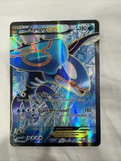 Pokemon Kyogre EX Full Art Ultra Rare Card 148/160 Lp Primal Clash - Image 1
