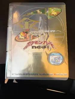 1999 Japanese - Pokemon TCG - Neo Promotional (Premium File 1) - 9 Card Binder - Image 1