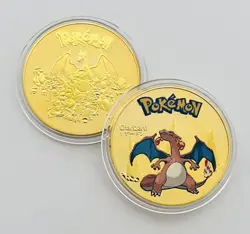 Pokemon Collectable Rare Gold Coins Pokemon Card Collectors Gift 5 Piece Set - Image 4