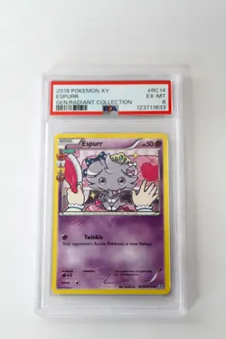 Pokemon Card Espurr RC14/RC32 XY Generations Radiant Collection Near Mint PSA 6 - Image 1
