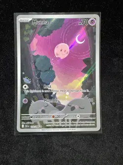 Pokemon TCG Munna Illustration Rare Card 116/086 S&V Black Bolt - Image 1
