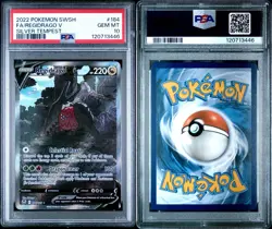 Regidrago V 184/195 PSA 10 Pokemon TCG Silver Tempest Alternative Art Card 2022 - Image 3