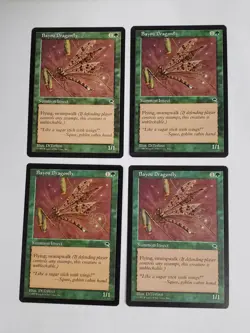 MTG Playset 4x Bayou Dragonfly (Tempest/Green/C) - BGM - Image 1