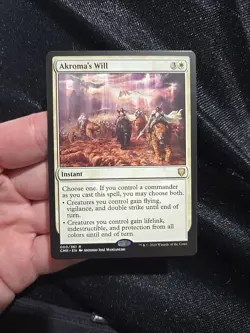 Akroma's Will Commander Legends Regular - Image 1