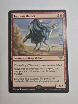 Taurean Mauler Commander: Kamigawa: Neon Dynasty Regular Mtg - Image 1